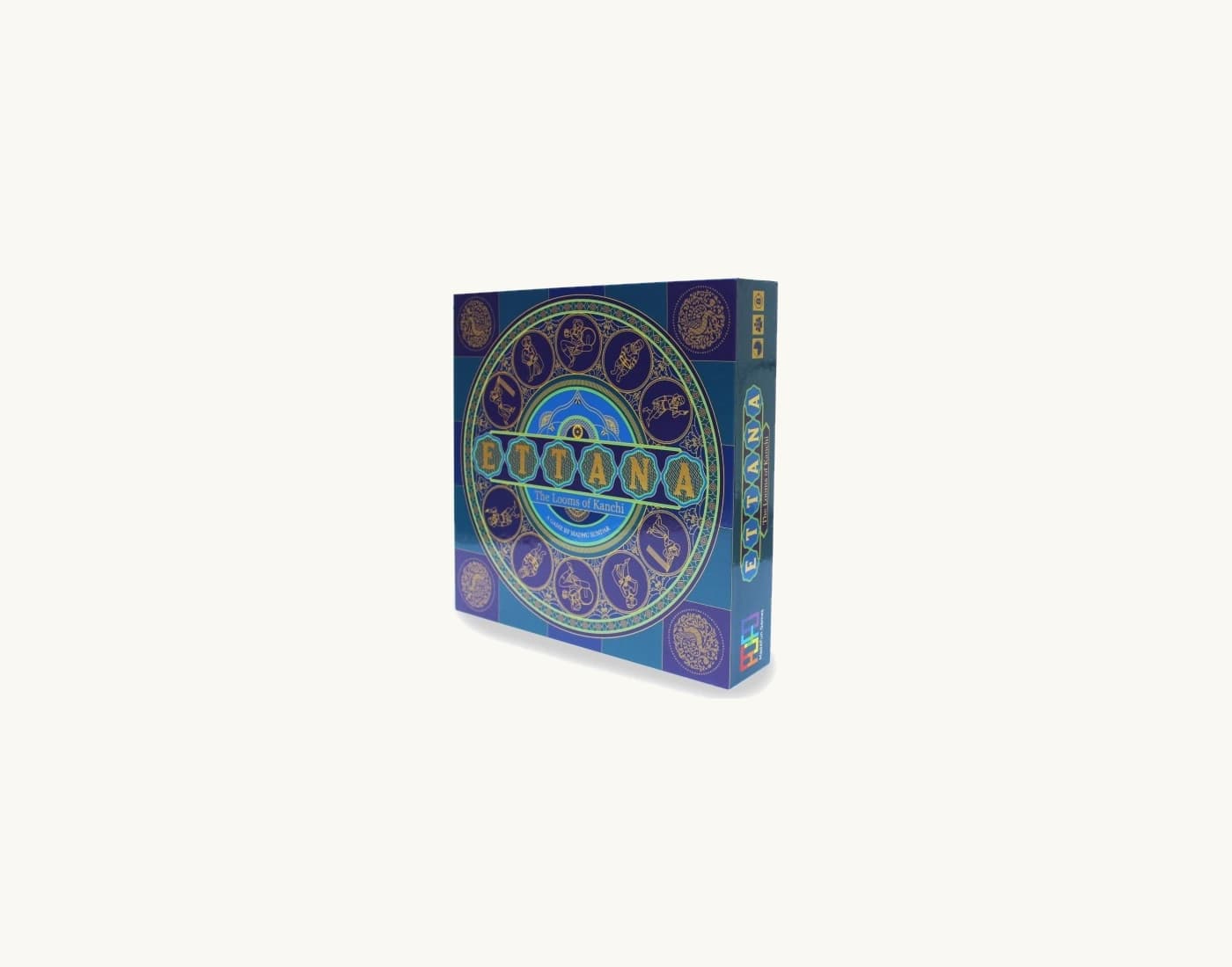 Ettana – The Looms of Kanchi board game box by Mad4Fun Games